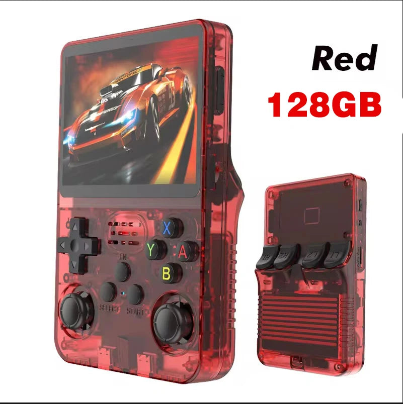 Consola Retro Portátil R36S ARKOS | 15,000 Juegos, Pantalla IPS 3.5”, Linux, 64GB/128GB