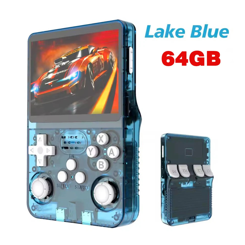 Consola Retro Portátil R36S ARKOS | 15,000 Juegos, Pantalla IPS 3.5”, Linux, 64GB/128GB