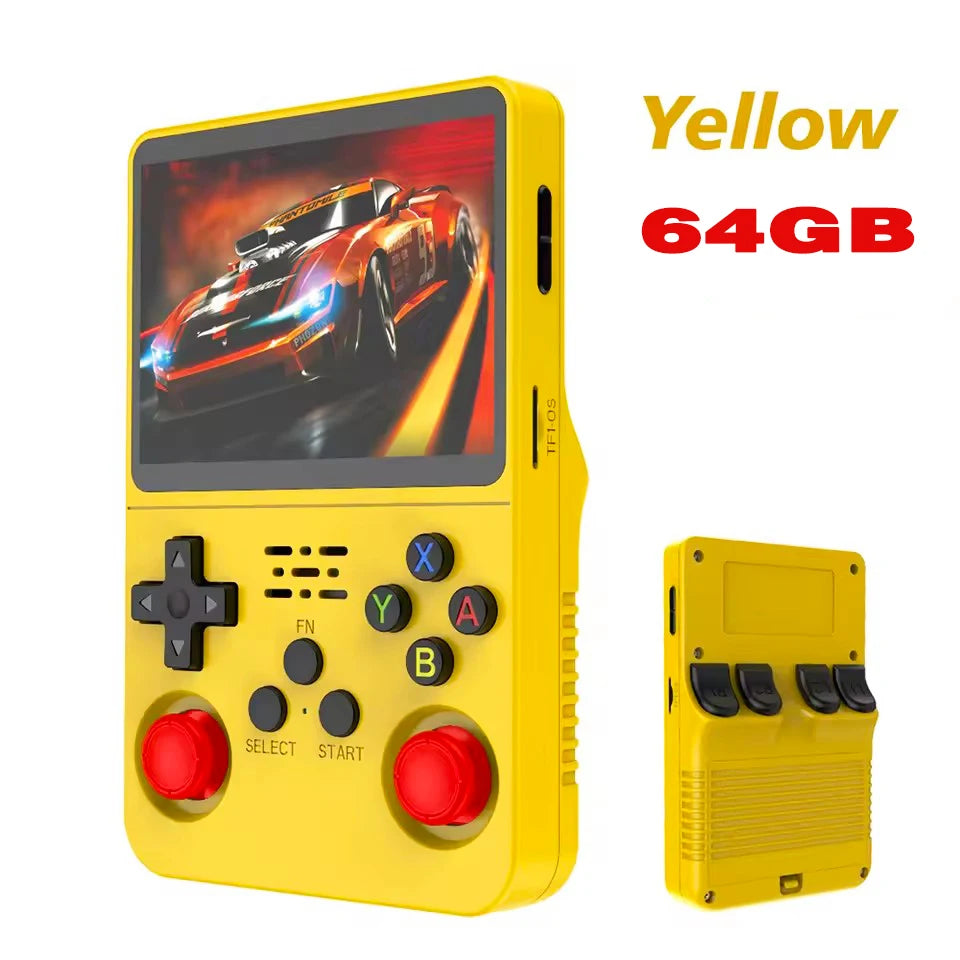Consola Retro Portátil R36S ARKOS | 15,000 Juegos, Pantalla IPS 3.5”, Linux, 64GB/128GB