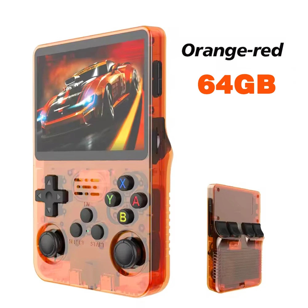 Consola Retro Portátil R36S ARKOS | 15,000 Juegos, Pantalla IPS 3.5”, Linux, 64GB/128GB