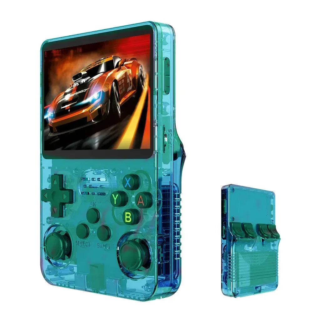 Consola Retro Portátil R36S ARKOS | 15,000 Juegos, Pantalla IPS 3.5”, Linux, 64GB/128GB